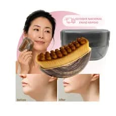 Escova De Massagem De Drenagem Linfática Ergonômica Macia Para Contorno Facial E Mandíbula escova lifting facial