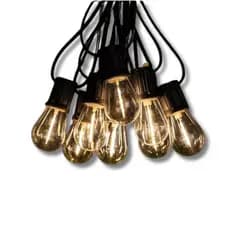 20M Iluminação Varal de Luzes 20 Soquetes Lâmpada E27 IP66 resistente a chuva Decoração Natalina RY Pendente Decorativo