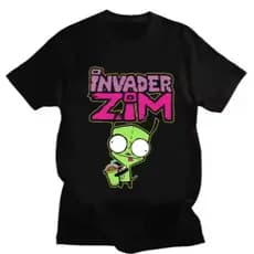 Camiseta Zim Invader Gir Adulto/Infantil Lançamento Camiseta Em Algodao