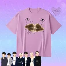 Camiseta Unissex BTS Mão Army TODOS TAMANHOS ALGODAO