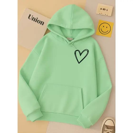Moletom Feminino Fofo Moletom De Cora莽茫o Feminino Casaco Feminino