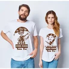 Kit Camisetas T-shirt Casal com Estampa Esse Cabra Macho 2025 33