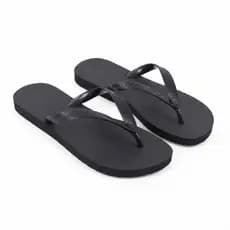 Chinelo Feminino Casual com Tira Transparente Brilhosa