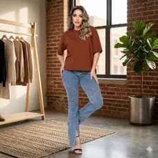 Camiseta Box Malha Feminina