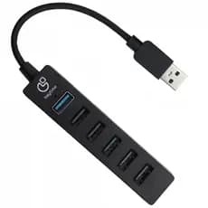 Adaptador USB 7 em 1 Keytime Data Port, USB para USB 2.0/USB 3.0 - KYT00036