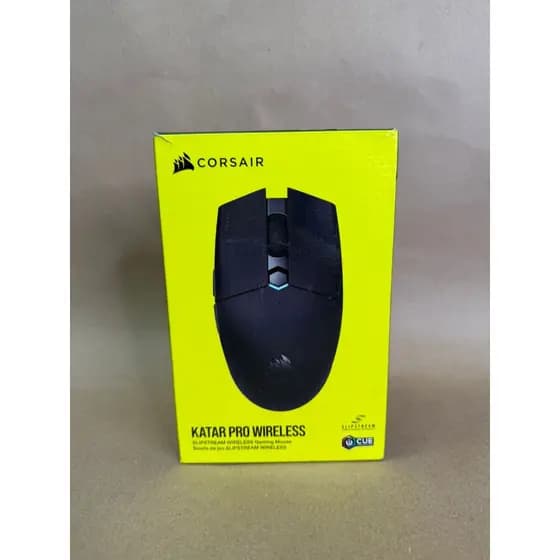 Mouse Gamer Corsair Katar PRO Wireless, RGB, 10000DPI, 6 Botoes, Preto, CH-931C011-NA [OPEN BOX]