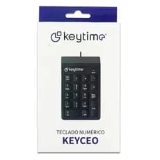 Teclado Numerico Keytime Keyceo, USB 2.0, Membrana, Numpad, Preto - KYT00012