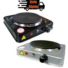 Fogareiro Eletrico Cooktop 5 Temperaturas 1 Boca 127v 220v Fogão Portátil Pratico 1000w Camping IMP