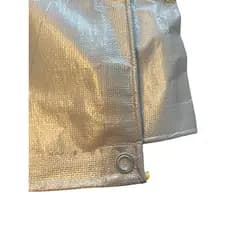 Lona multiuso Impermeável 2,7x22 310 Prata ilhós 30cm - Primelonas SK