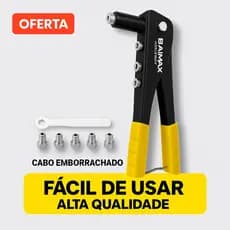 Alicate Rebitador Manual Rebitadeira Manual Profissional 9,5 Polegadas 4 Bicos