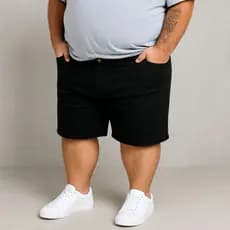 Bermuda Sarja Masculina Brim Plus Size 60 ao 66 Extra Grande