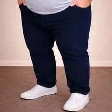 Calça Jeans Masculina Plus Size 48 Ao 58 Lycra Slim Xxg