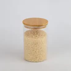 POTE DE VIDRO BOROSILICATOE BAMBU PARA CONDIMENTOS CAPACIDADE 1100ML