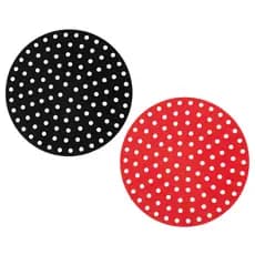 TAPETE  PROTETOR DE SILICONE PARA AIR FRYER E APOIAR PANELAS 20CM REDONDO