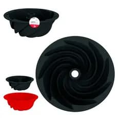 FORMA REDONDA C/FURO SILICONE AIR FRYER FORNO 15 CM