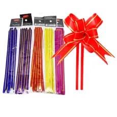 KIT 10 LAÇOS FITAS 20CM X 1,1MM LACO FACIL - LAÇO MAGICO -  LACO PRONTO PARA AMARRAR PRESENTES FLORES CESTAS
