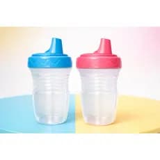 COPO PLASTICO 200ML CHUQUINHA COLORS COM BICO DURO INFANTIL BEBE