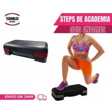 Step Academia Exercício Treino Aeróbico Altura Ajustável - Super resistente