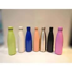 Copo Garrafa Térmica 500ml Aço Inox Portátil Viagem Colorido Academia Trabalho Viagem