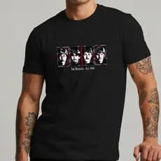 Camiseta Masculina The Beatles Rock Camisa Tshirt Básica