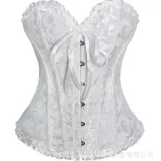 Corpete de Estilo Corte Europeu e Americano Vestido de Noiva Modelador Corpete