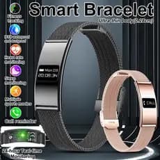 Nova Pulseira Inteligente De Fitness Das Mulheres Dos Homens IPX8 À Prova Dwaterproof Água Monitor Sono Freqüência Cardí