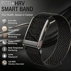 2026New ECG + HRV Grau De Enfermagem Pulseira Inteligente3 ATM Gordura Corporal Imc Banda Inteligente Temperatura Das Mu