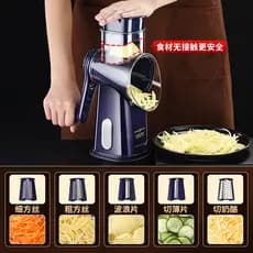 Estrela Flash Cross-Border multifuncional cortador de legumes mão Rock rolo ralador Slicer ralador de batata desfiado co