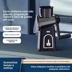 Novo cortador de vegetais multifuncional transfronteiriço, rolo picado, ralador manual, cortador de vegetais, ralador fa