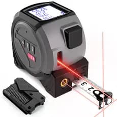 Fita métrica a laser 3 em 1, 5m, Anti-queda, espessada, multifuncional, telêmetro a laser infravermelho, nível de laser
