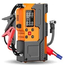 Bomba de ar portátil sem fio transfronteiriça para carro, bomba de ar para partida de emergência, carregamento de energi
