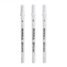Sakura Gel caneta tinta branca 0.5mm 0.8mm 1.0mm Marke Alta Luz cartão preto arte pintura linha caneta