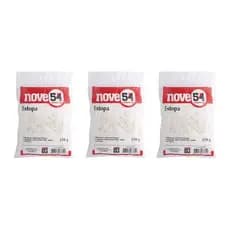 Estopa branca p/ polimento embalagem com 150g NOVE54 3 Unid