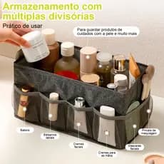 kit 2 Caixas Organizadoras Dobrável– Multiuso Reforçado Resistente E Ecológico