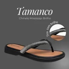 Tamanco Chinelo Mississipi Brilho Confortável J0951
