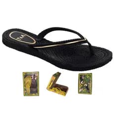 Chinelo Feminino Terra & Água Cancun Tira Trançada Filete Dourado Confortável Original 240713