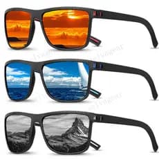Óculos de sol polarizados para homens, moda outdoor driving sun protection
