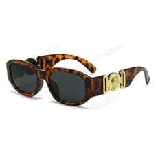 Nova moda vintage pequeno quadro óculos de sol para mulheres, homens high-end óculos UV400