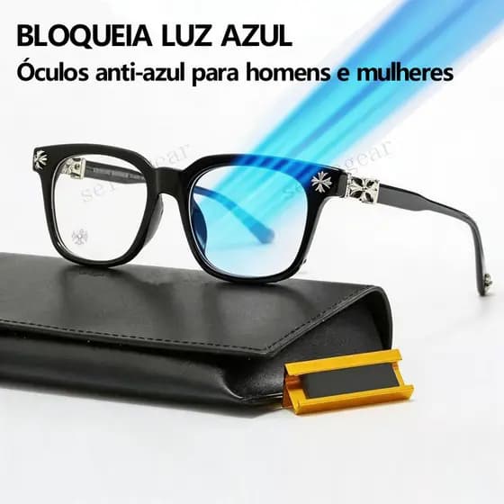 Óculos de sol quadrados, óculos clássicos para mulheres com lentes planas e óculos masculinos anti-azul