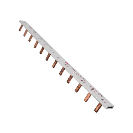 Barramento Pente Unipolar 63A Fase Monofásico 12 Polos 21,5cm Elitek