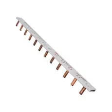 Barramento Pente Unipolar 63A Fase Monofásico 12 Polos 21,5cm Elitek
