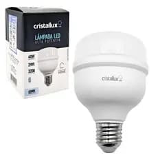 Lâmpada Bulbo 40W Branca Fria 6500k Led Alta Potência E27 Bivolt Cristallux