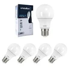 Kit 5 Lâmpada Bulbo 15W Neutra 4000K Led E27 Bivolt Cristallux