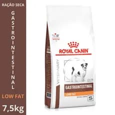 🐕Ração Royal Canin Gastrointestinal Low Fat 7,5kg - Cães c/ Problemas Digestivos - Dieta Veterinária