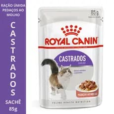 🐱 Ração Úmida Royal Canin KIT Sachê 2+ Gatos Castrados 85g - Sterilised - Controle de Peso ⭐