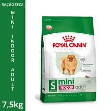 Ração Royal Canin Mini Indoor Adult Cães Pequenos 7,5kg