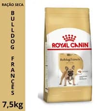 Ração Royal Canin Bulldog Francês Adulto 7,5kg Super Premium Raças Específicas