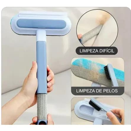 1/2 Escova Tira Remove Pelos de AnimaisMultifuncional Estimação Limpeza Prática