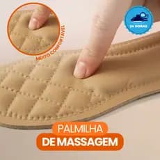 Palmilha Ortopédica Massagem 5D Feminina Alívio Dor Pé Salto Alto Conforto Uso Dia Todo Sapato Tênis Bota Paumilha