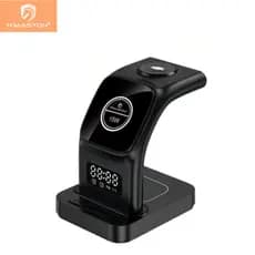 H'maston YD-31 Carregador Wireless Carregador Sem Fio 5 Em 1 por indução Carregador Sem Fio 15W